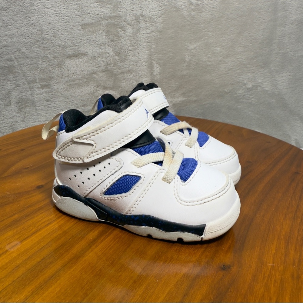 Nike Boys Air Jordan Flight Club 91 DM1687-101 Shoes Sz 4C Blue White